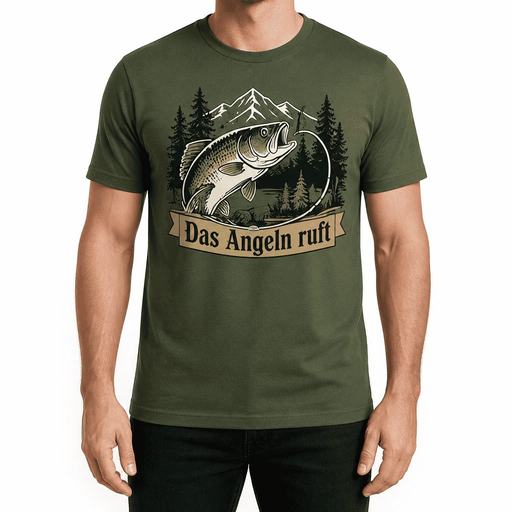 Angler-T-Shirt – Das Angeln ruft