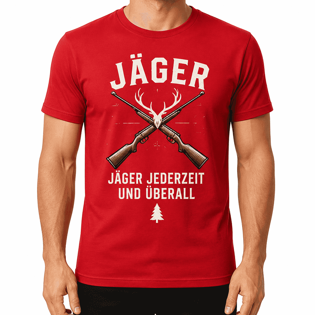 Jagd-T-Shirt – JÄGER JEDERZEIT UND ÜBERALL