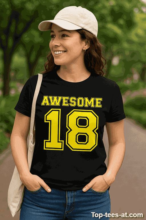 Lustiges T-Shirt Awesome 18