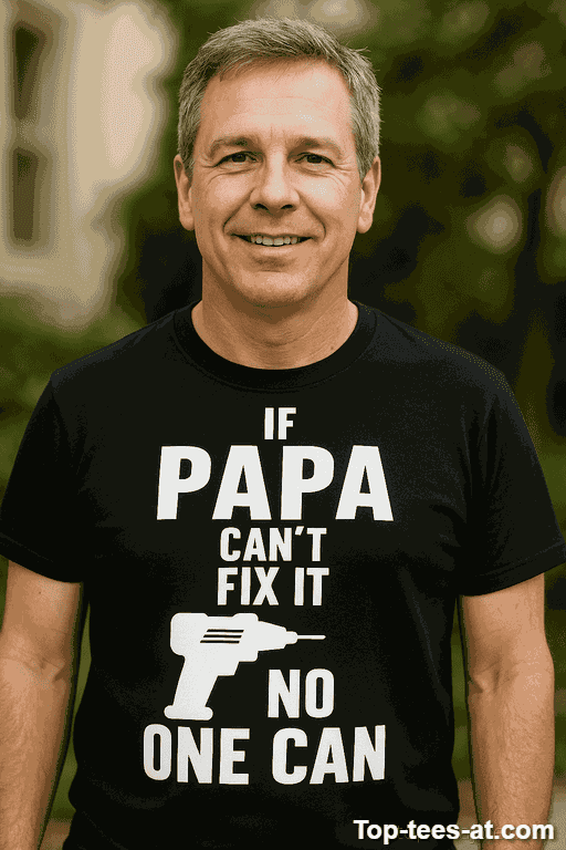 Lustiges T-Shirt Papa Fix It