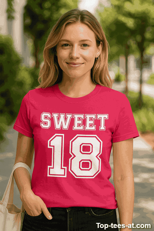 Lustiges T-Shirt Sweet 18