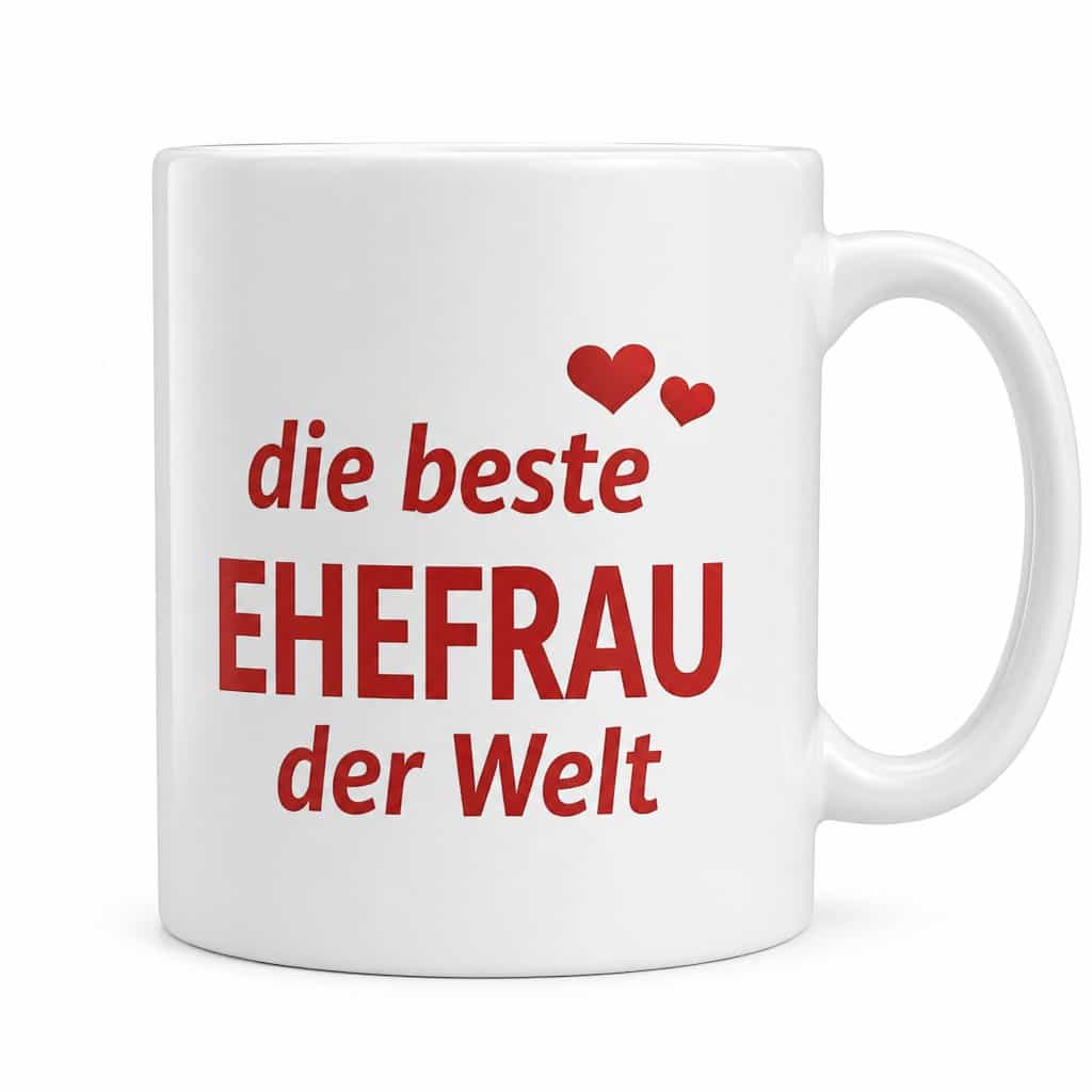 Lustige Tasse Beste der Welt mit Wunschwort