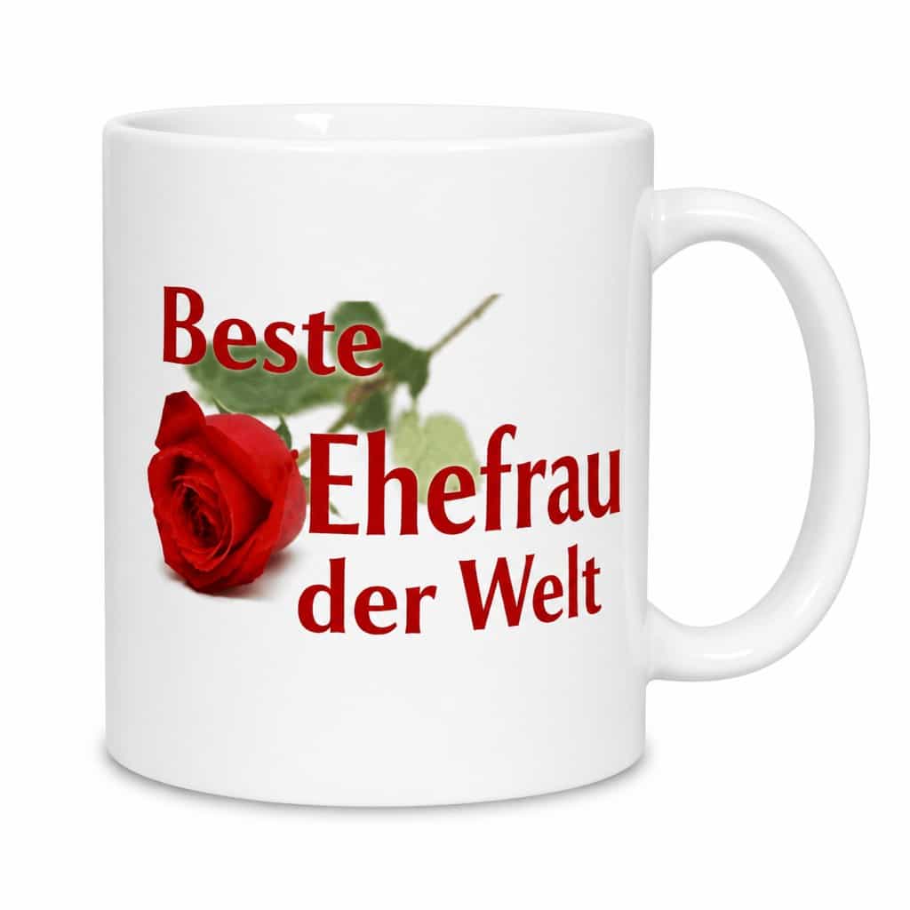 Lustige Tasse Beste Ehefrau der Welt