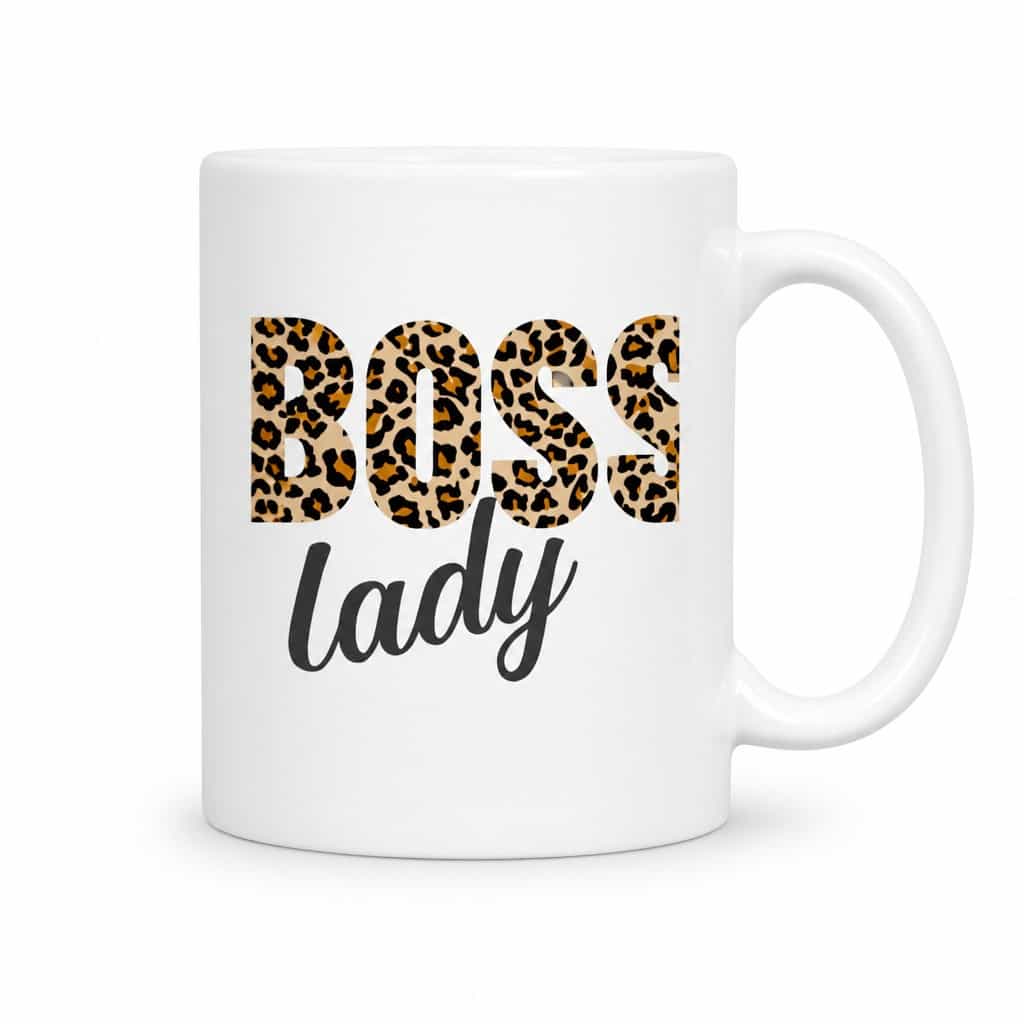 Lustige Tasse Boss Lady