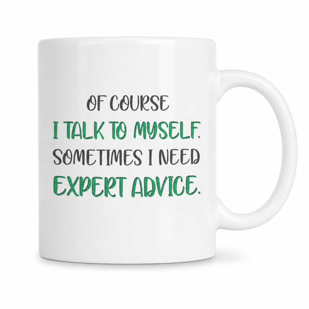 Lustige Tasse Expert Advice