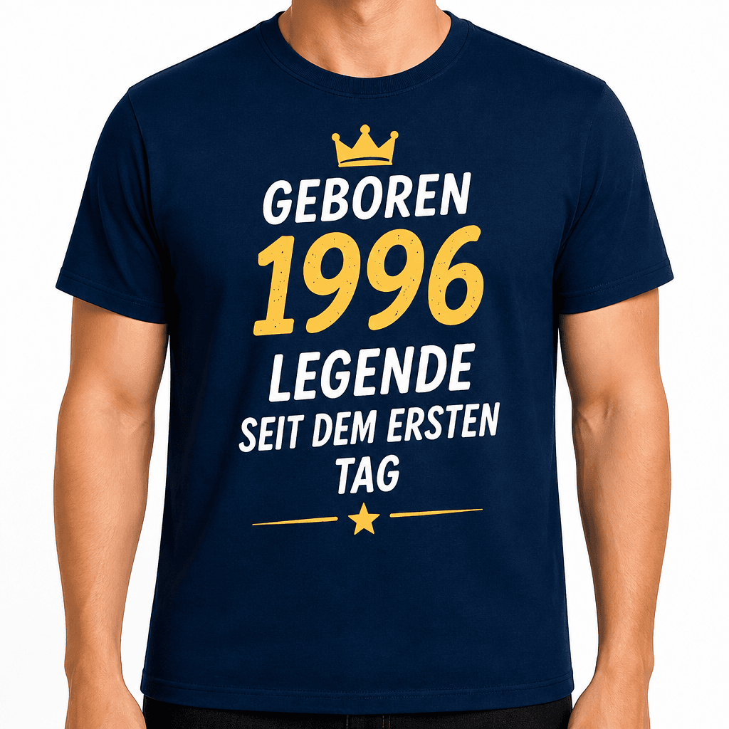 T-Shirt zum 30. Geburtstag – Geboren 1996 legende seit dem ersten tag