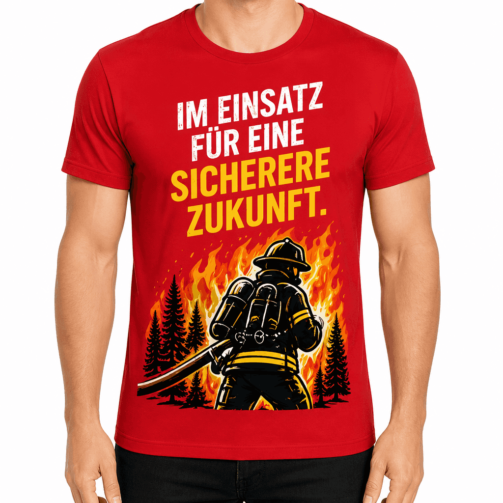 Feuerwehr T-Shirt â Im einsatz fĂŒr eine sicherere zukunft.