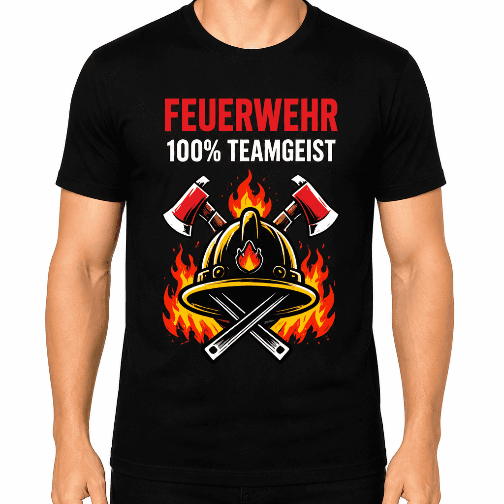 Feuerwehr T-Shirt â Feuerwehr 100% teamgeist