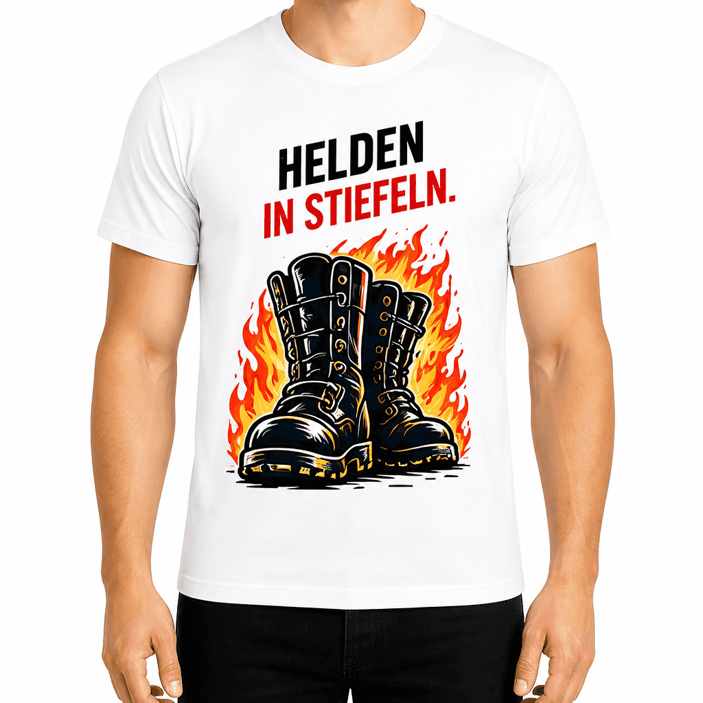 Feuerwehr T-Shirt â Helden in stiefeln.
