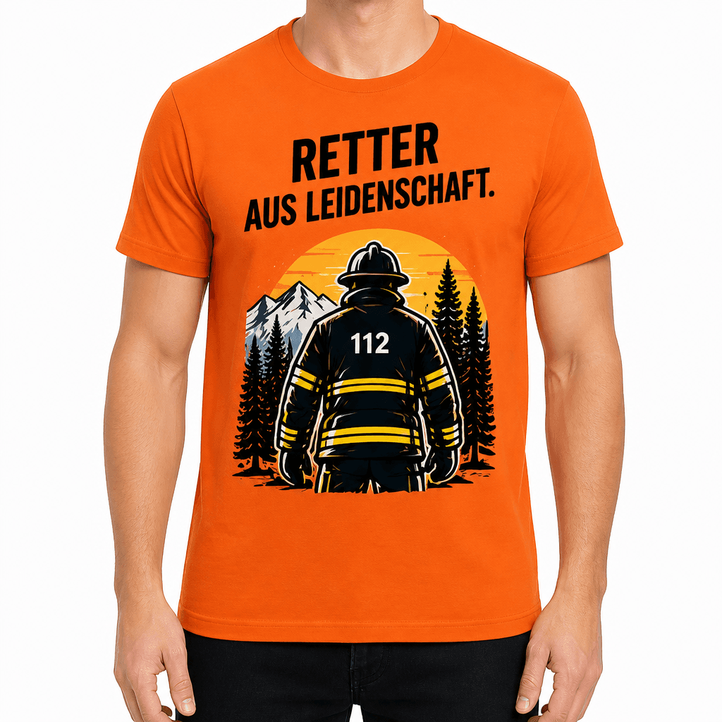 Feuerwehr T-Shirt – Retter aus leidenschaft.