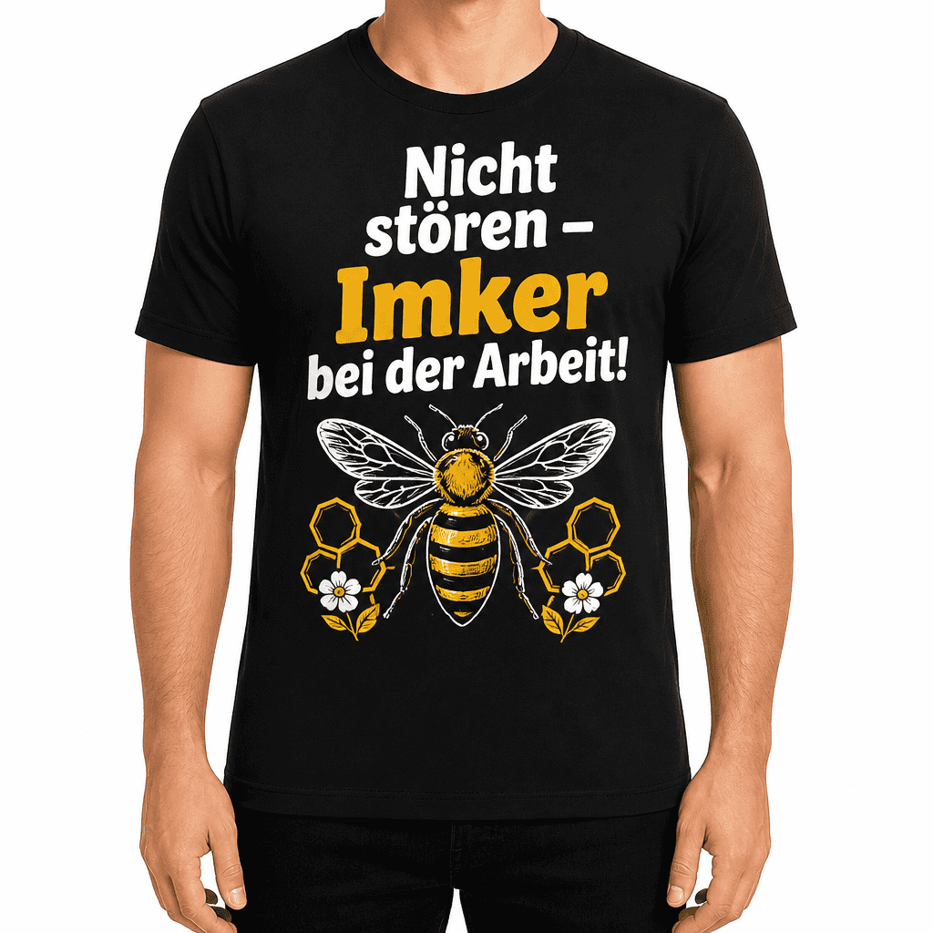 Imker-T-Shirt – Nicht stören – Imker bei der Arbeit!