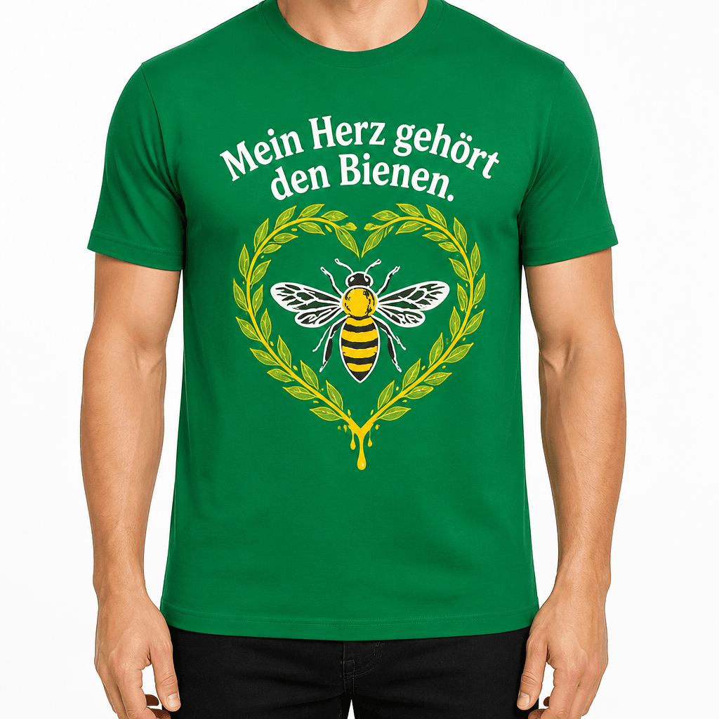 Imker-T-Shirt – Mein Herz gehört den Bienen.