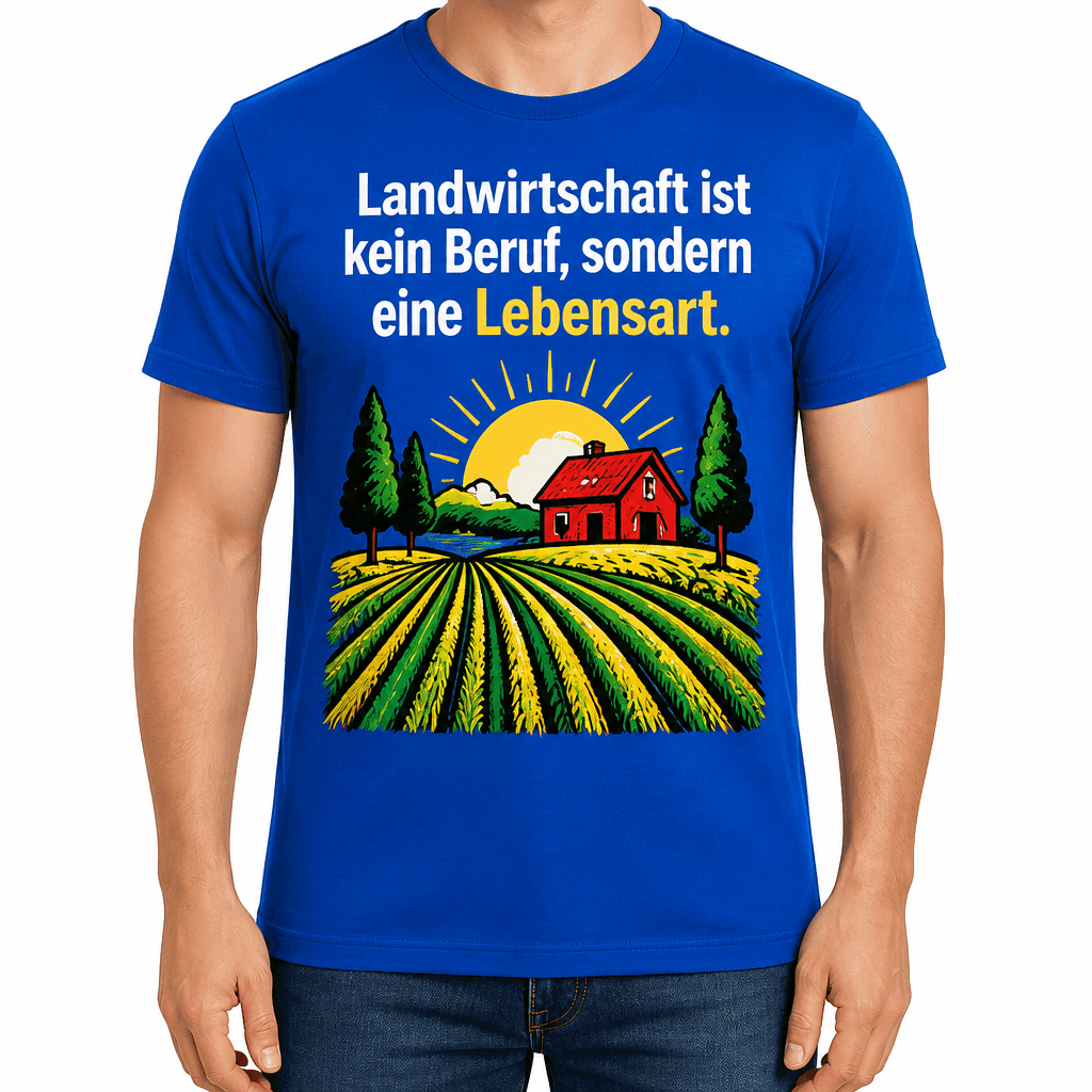 Bauern-T-Shirt – Landwirtschaft ist kein Beruf, sondern eine Lebensart.