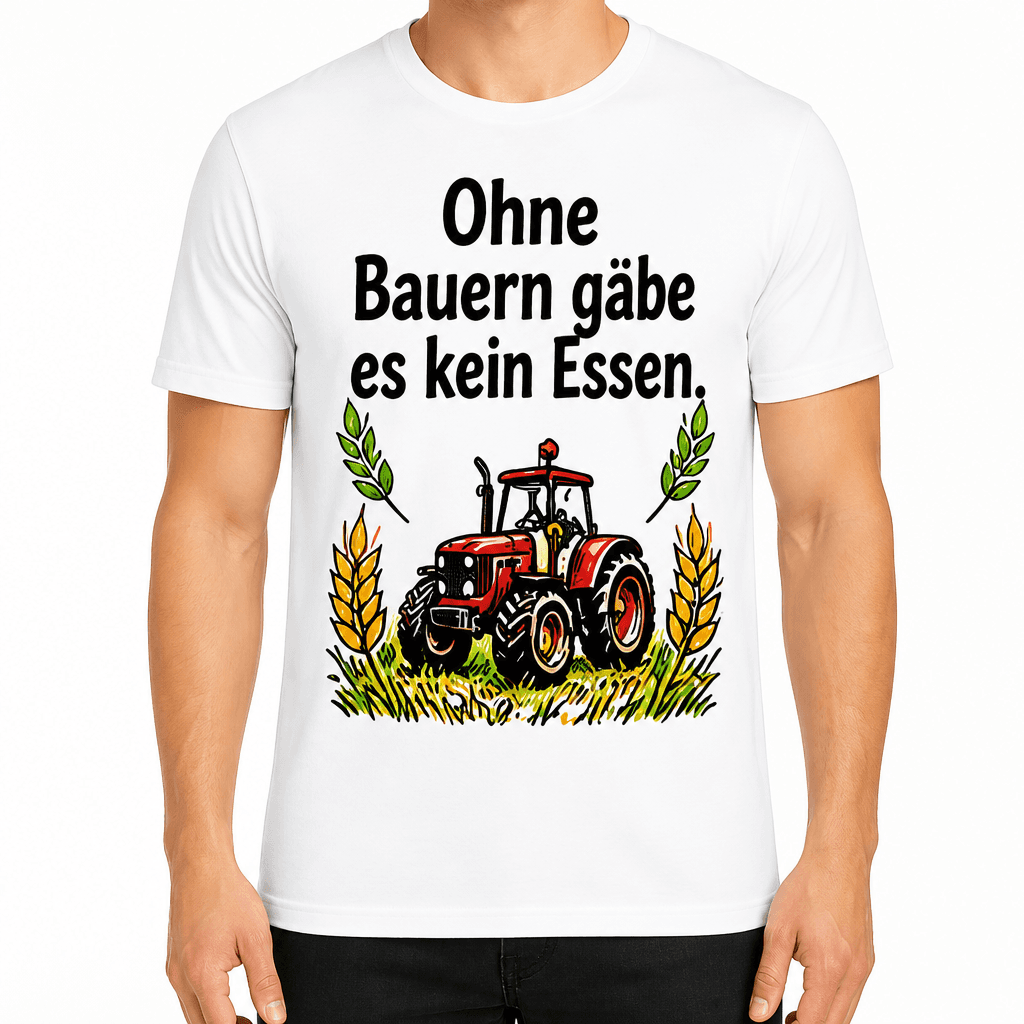 Bauern-T-Shirt – Ohne Bauern gäbe es kein Essen.