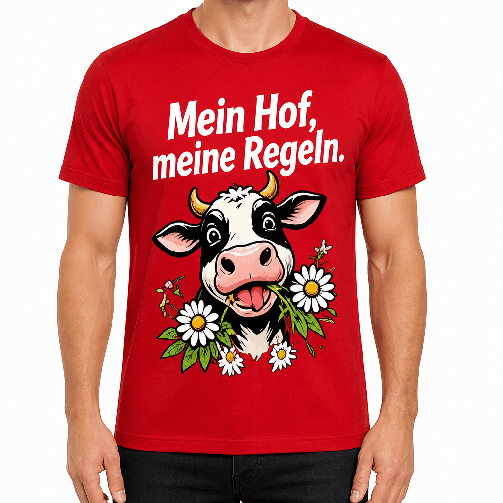 Bauern-T-Shirt – Mein Hof, meine Regeln.