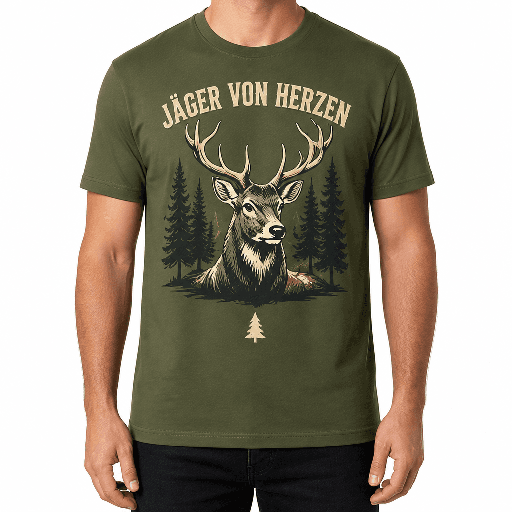 Jagd-T-Shirt – JÄGER VON HERZEN