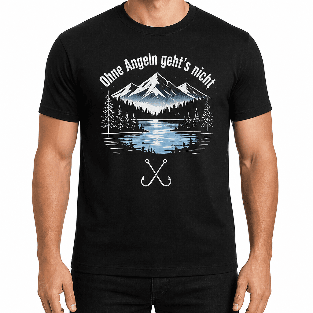 Angler-T-Shirt – Ohne Angeln geht's nicht