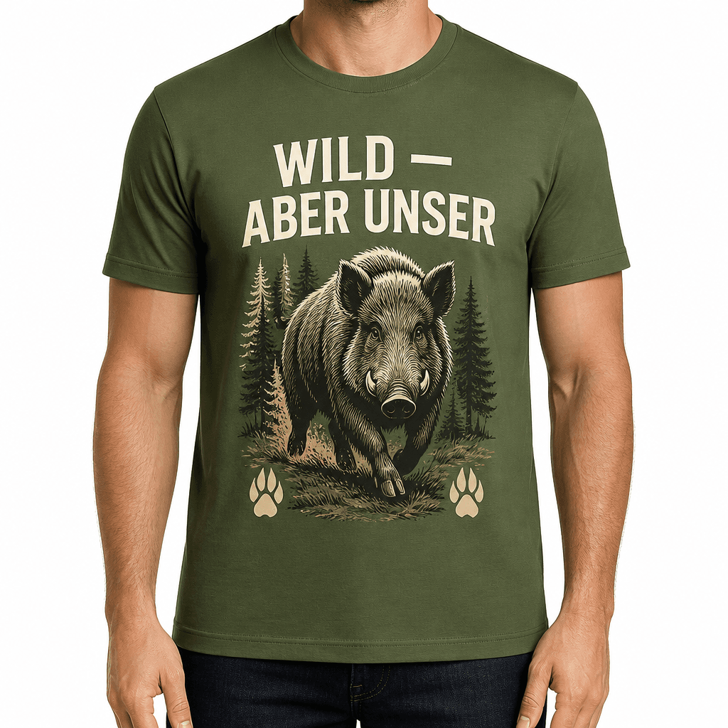 Jagd-T-Shirt – WILD — ABER UNSER