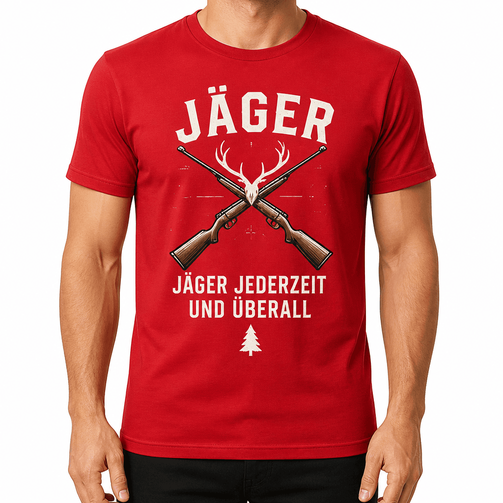 Jagd-T-Shirt – JÄGER JEDERZEIT UND ÜBERALL