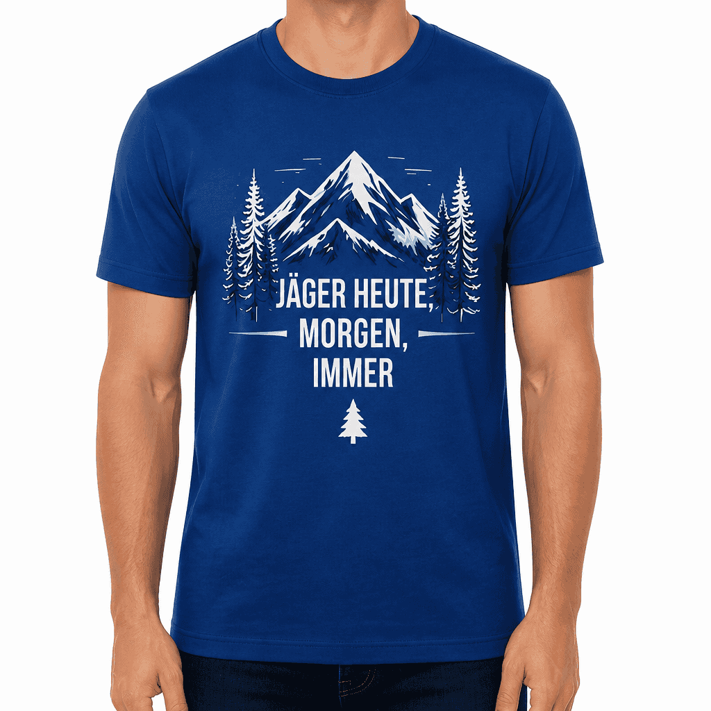 Jagd-T-Shirt – JÄGER HEUTE, MORGEN, IMMER