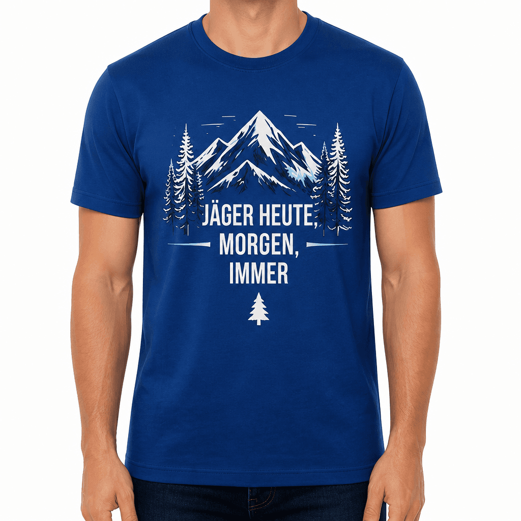 Jagd-T-Shirt – JÄGER HEUTE, MORGEN, IMMER