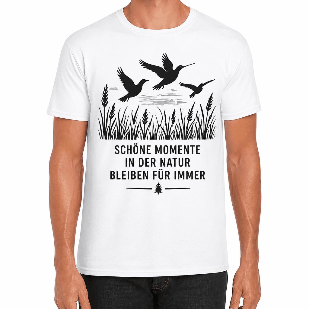Jagd-T-Shirt – SCHÖNE MOMENTE IN DER NATUR BLEIBEN FÜR IMMER