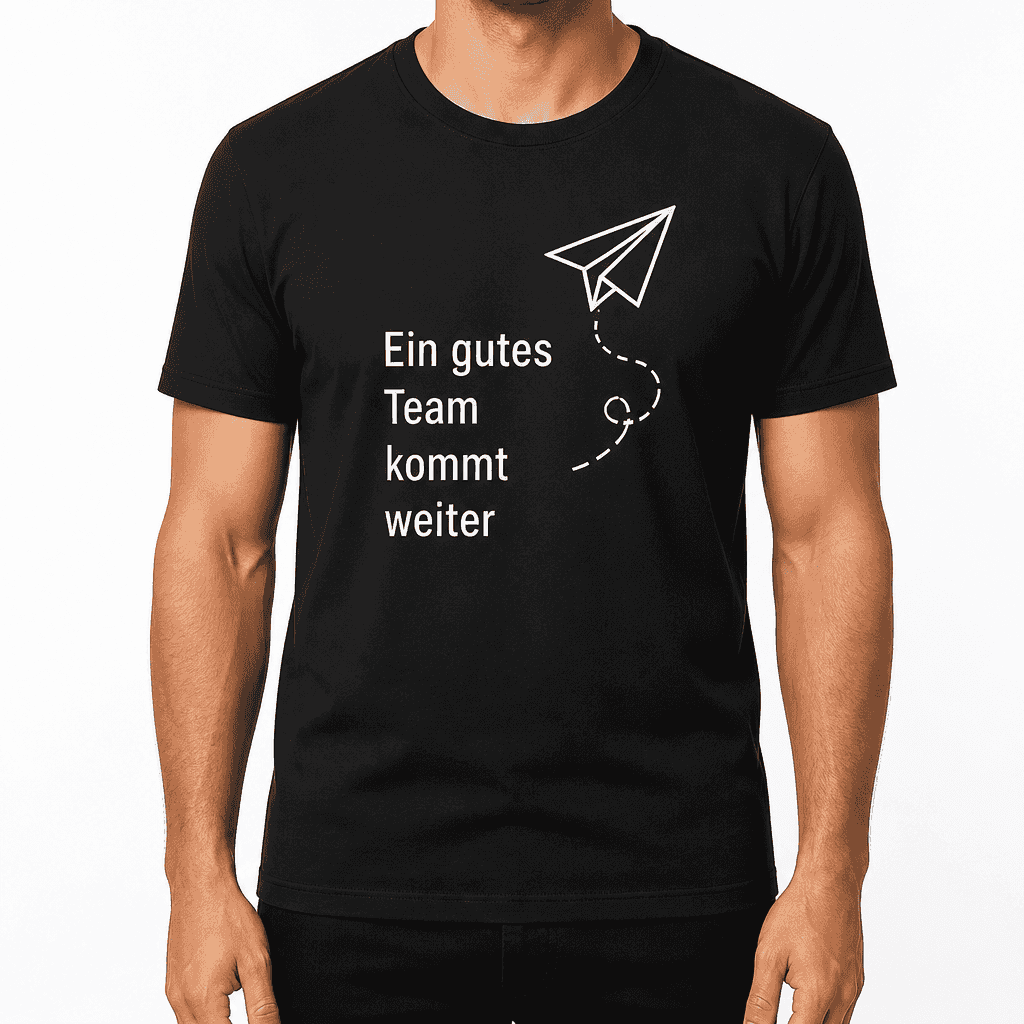 Kolleg*innen-T-Shirt – Ein gutes Team kommt weiter