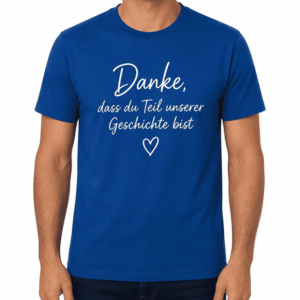 Kolleg*innen-T-Shirt – Danke, dass du Teil unserer Geschichte bist