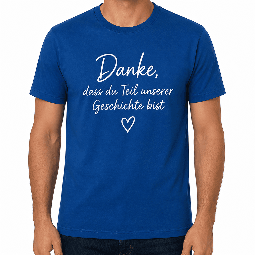 Kolleg*innen-T-Shirt – Danke, dass du Teil unserer Geschichte bist