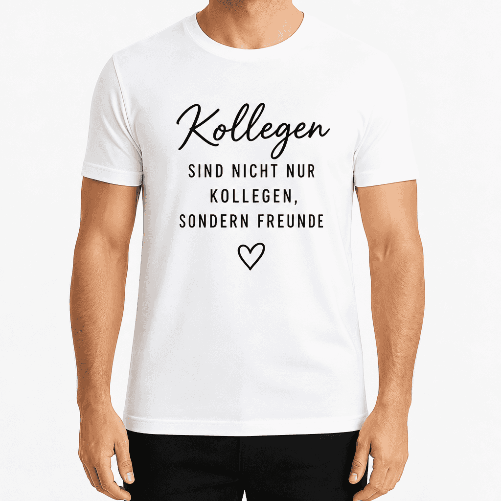 Kolleg*innen-T-Shirt – Kollegen sind nicht nur Kollegen, sondern Freunde