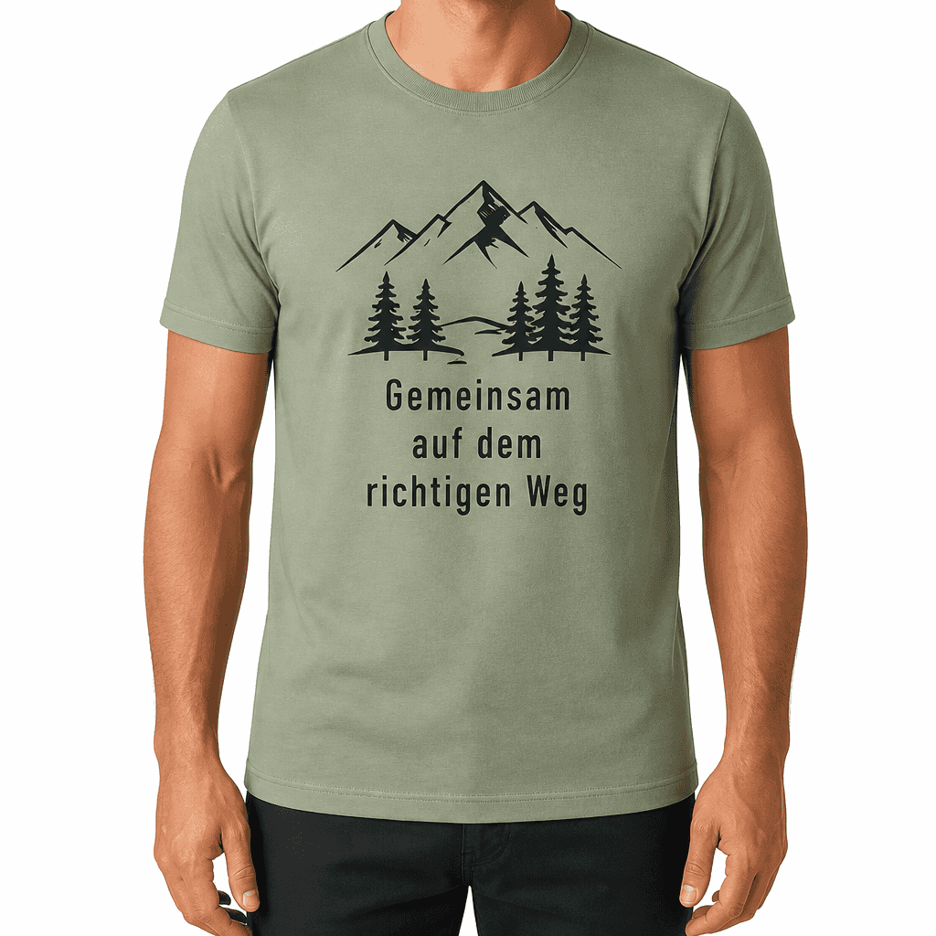 Kolleg*innen-T-Shirt – Gemeinsam auf dem richtigen Weg