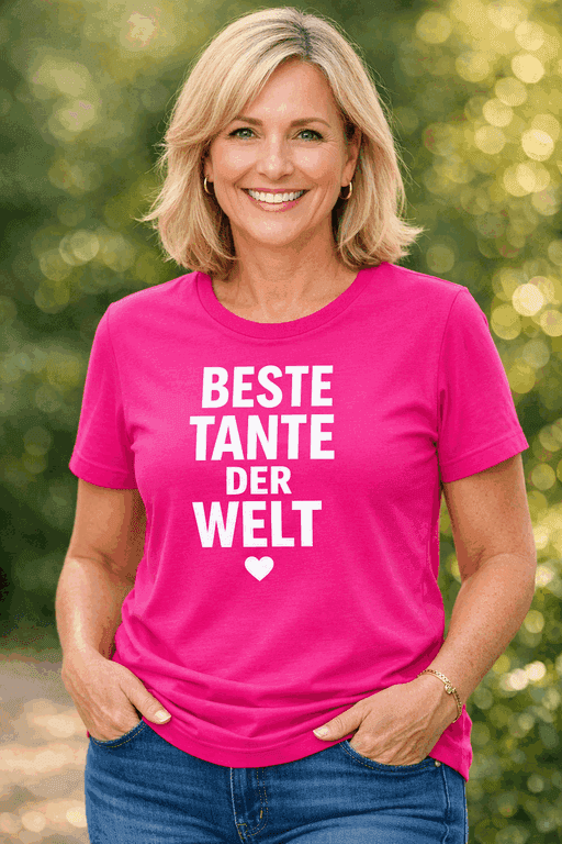 Lustiges T-Shirt Beste Tante der Welt