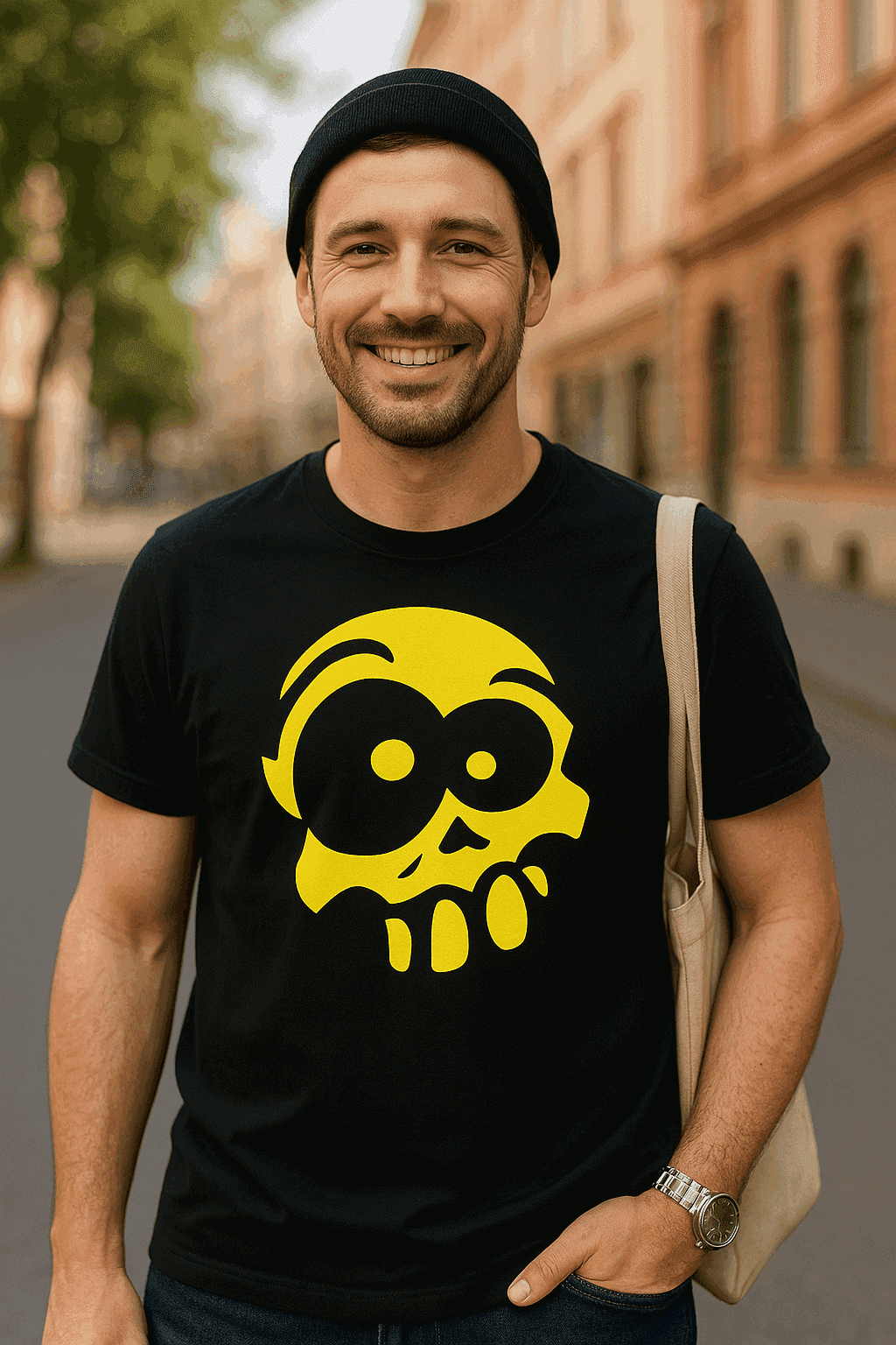 Lustiges T-Shirt Funny Skull