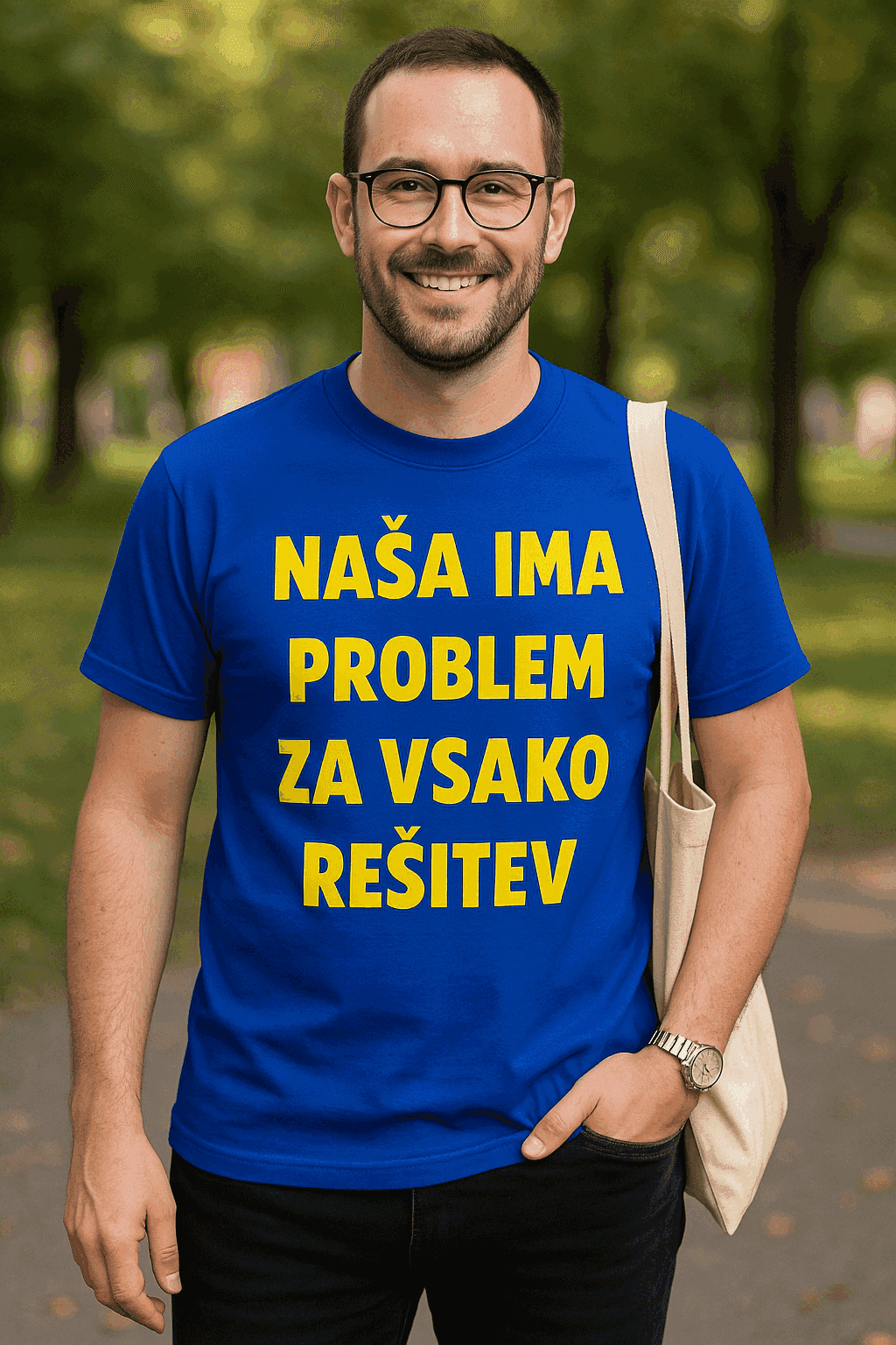 Lustiges T-Shirt für jede Lösung ein Problem