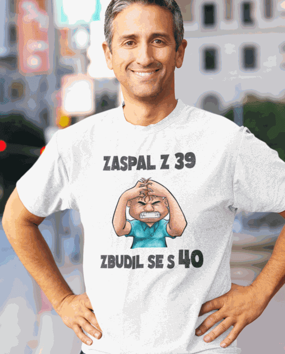 T-Shirt Jung eingeschlafen, alt aufgewacht – Wunschalter