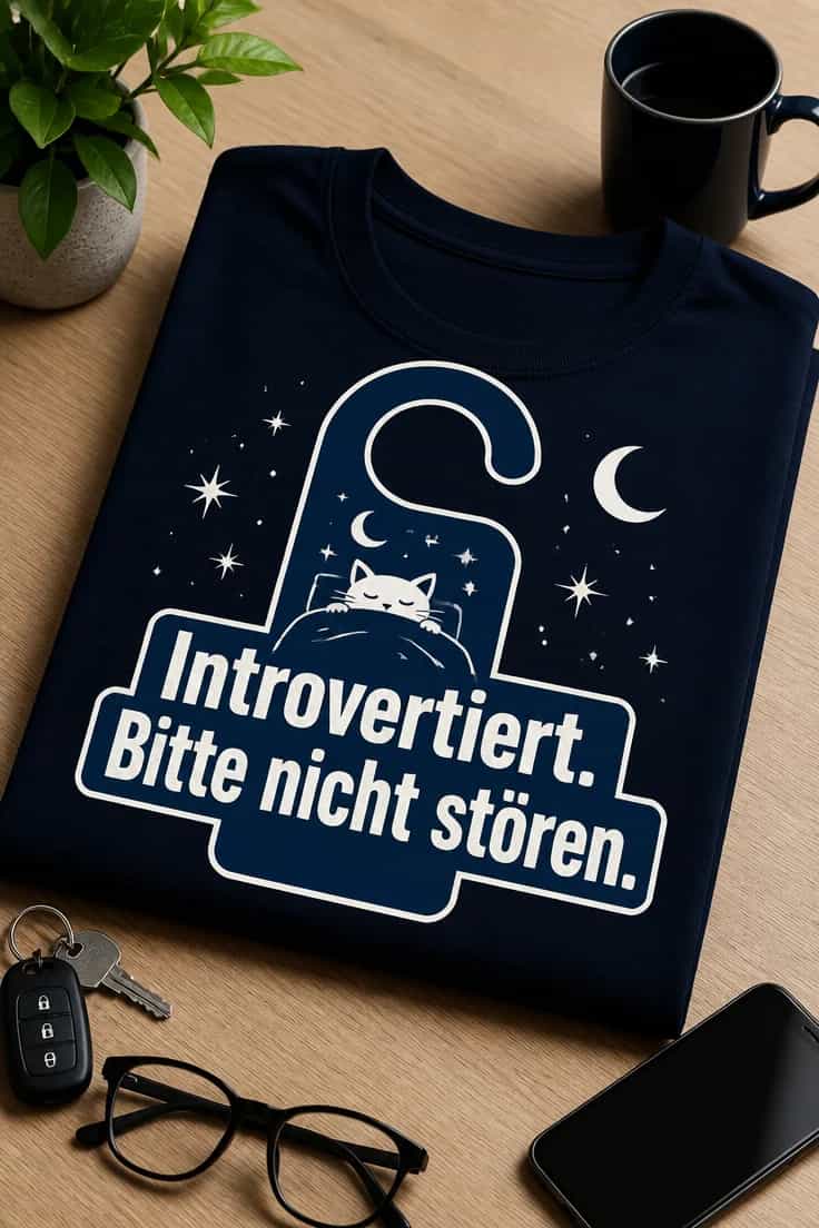 Introvertiert T-Shirt: Bitte nicht stören.