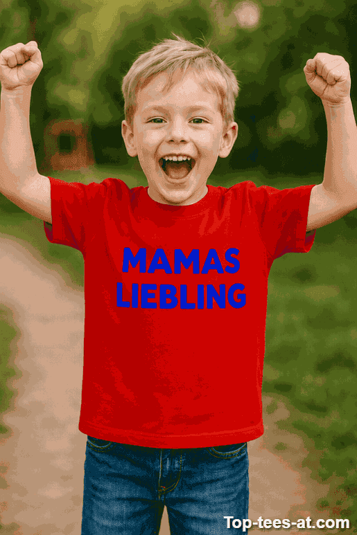 Kinder T-Shirt Mamas Liebling
