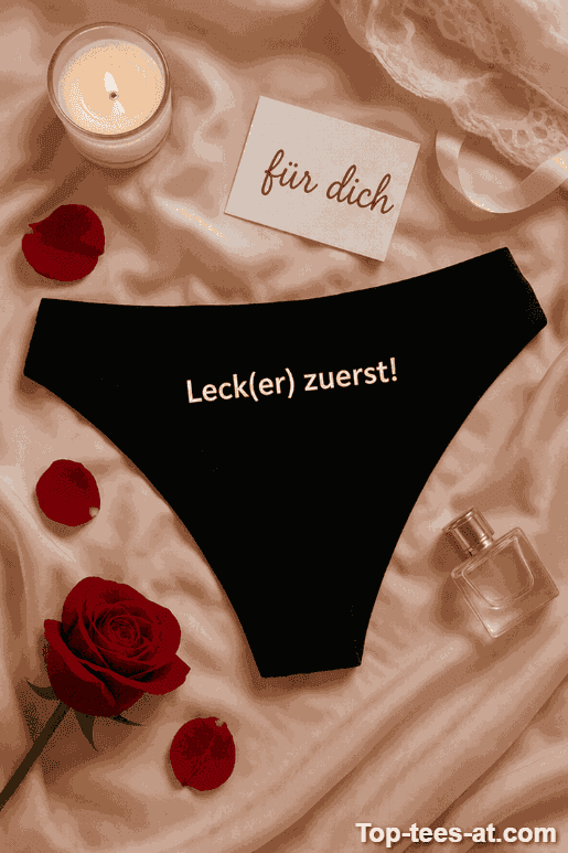 Lustige Damen Unterwäsche Lecker zuerst