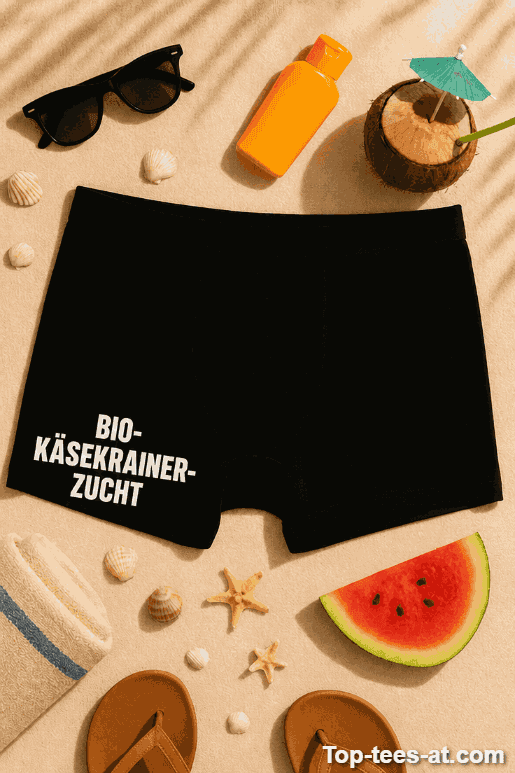 Lustige Herren Unterwäsche Bio Käsekrainer Zucht