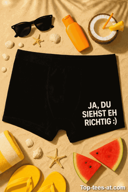 Lustige Herren Unterwäsche Ja Du Siehst Eh Richtig