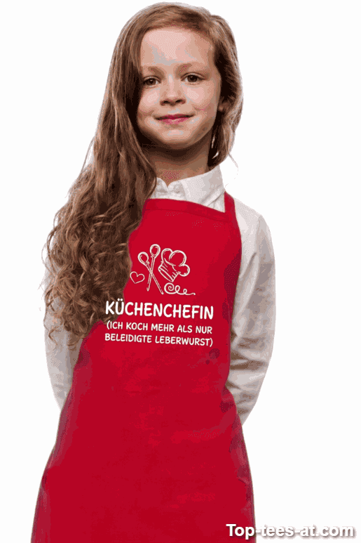 Kinderschürze Küchenchef oder Küchenchefin nach Wunsch