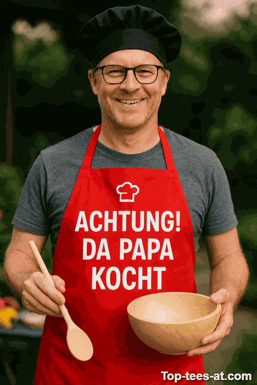 Lustige Schürze Achtung Papa kocht