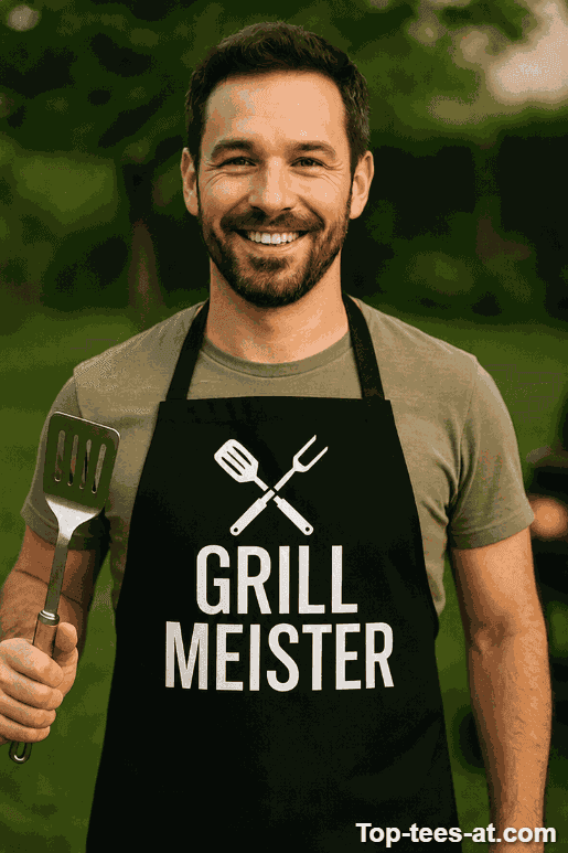 Lustige Schürze Grillmeister
