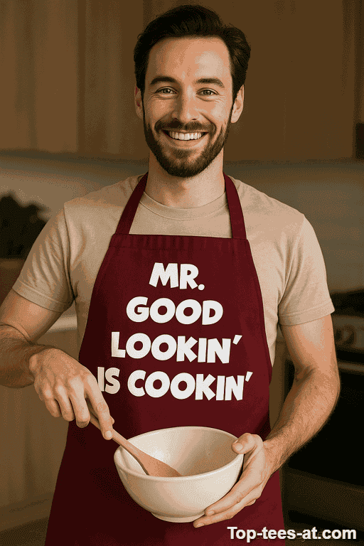 Lustige Schürze Mr Good Lookin Is Cookin