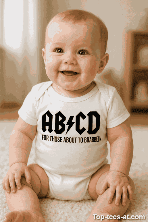 Lustiger Baby Body ABCD Brabbeln