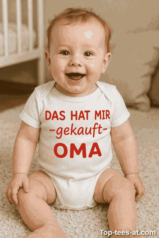 Lustiger Baby Body das hat mir Oma gekauft