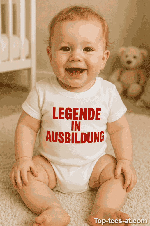 Lustiger Baby Body Legende in Ausbildung