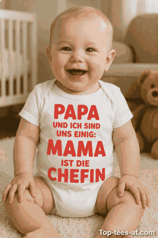 Lustiger Baby Body Mama ist die Chefin