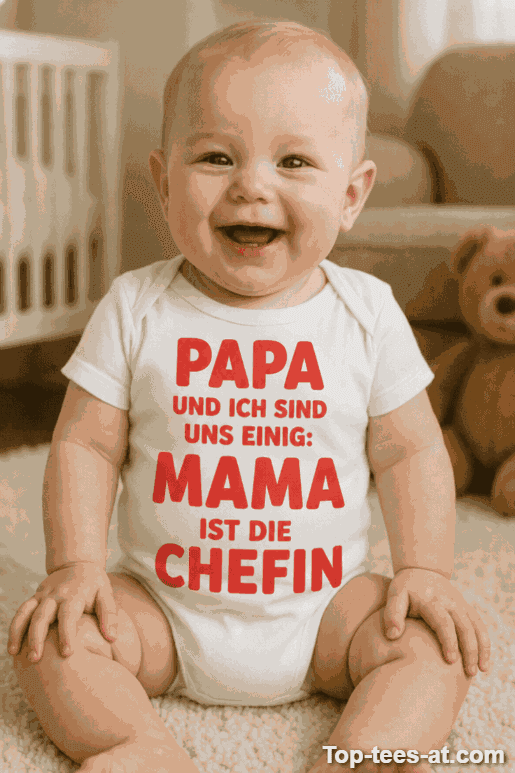 Lustiger Baby Body Mama ist die Chefin