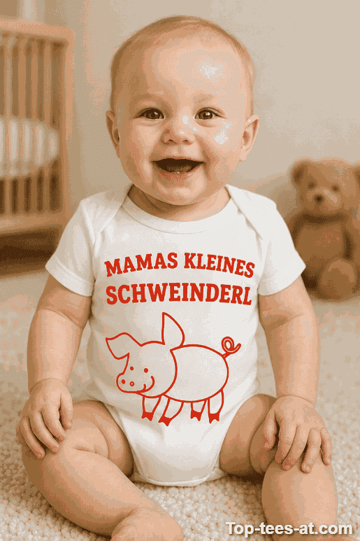 Lustiger Baby Body Mamas Kleines Schweinderl